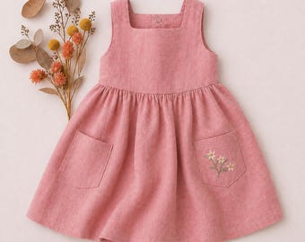 Square Neck Dress PDF Sewing Pattern – Baby & Toddler – Jane