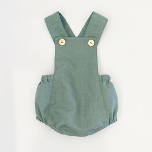 Baby Overalls PDF Sewing Pattern, Sewing Pattern for Boys Romper, Coveralls For Boy