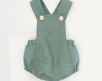 Baby Overalls PDF Sewing Pattern, Sewing Pattern for Boys Romper, Coveralls For Boy