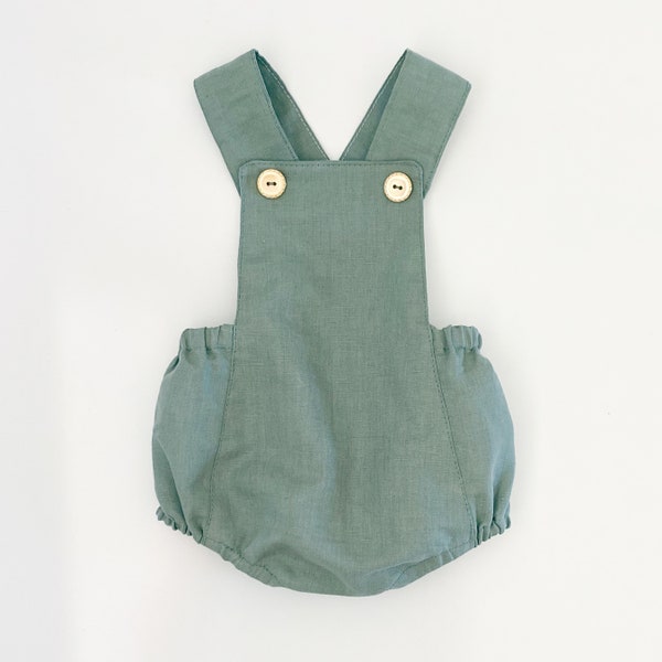 Baby Overalls PDF Sewing Pattern, Sewing Pattern for Boys Romper, Coveralls For Boy