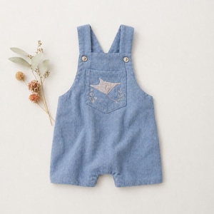 Patrón de costura en PDF para overoles fáciles, patrón de costura para overoles de niño, mono corto para bebé niño