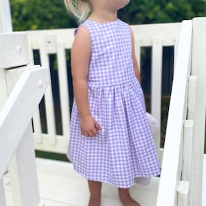 Square Neck Dress PDF Sewing Pattern – Baby & Toddler – Jane