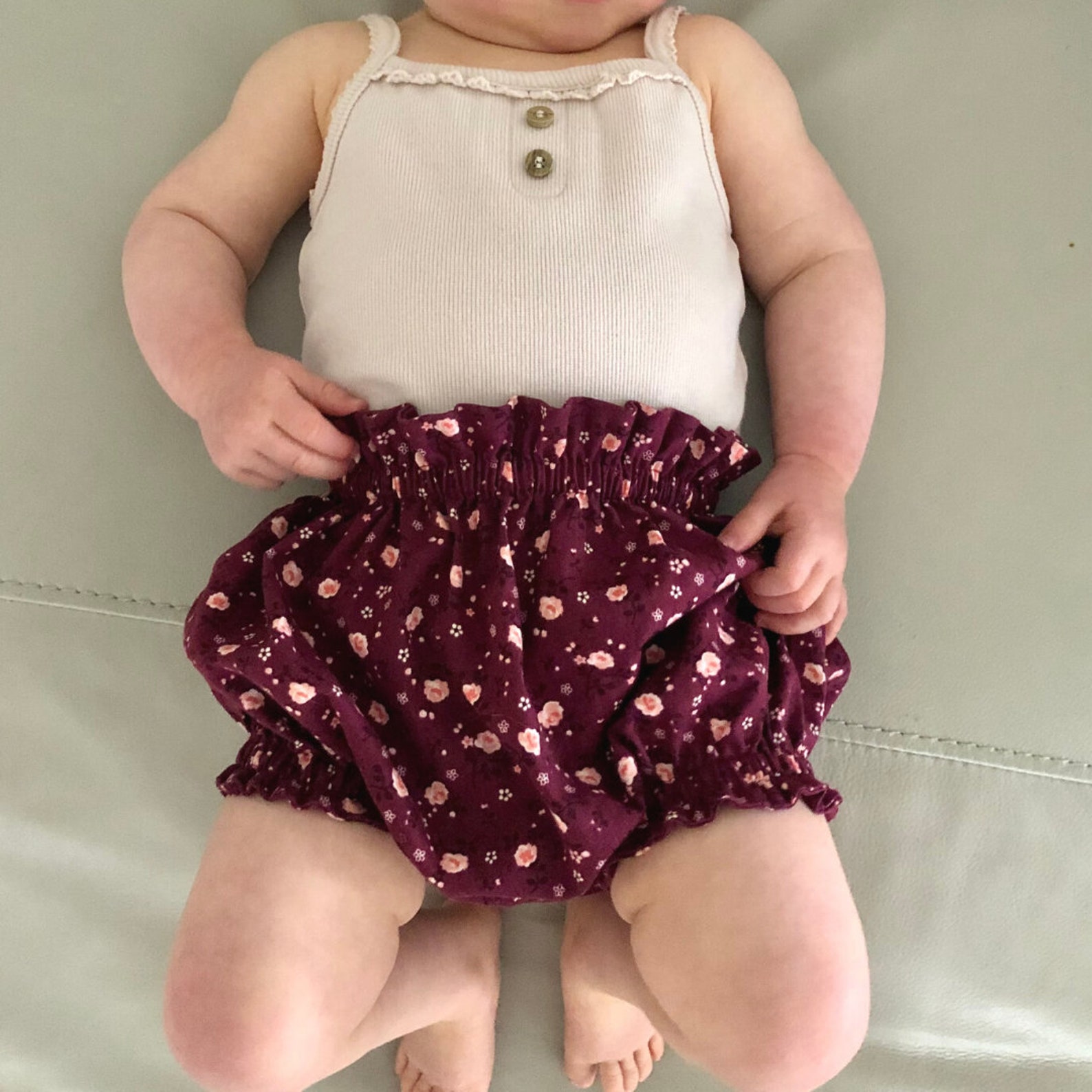 Ruffle Baby Bloomers PDF Sewing Pattern Etsy