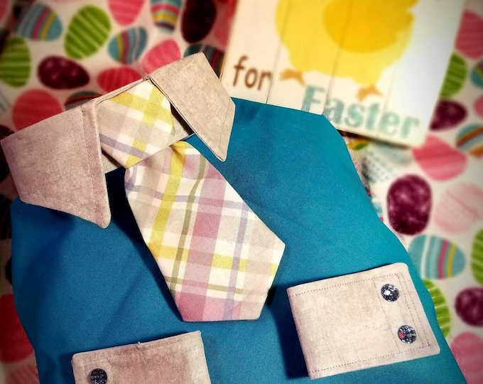 tie and cuffs Handmade Easter neck collar
