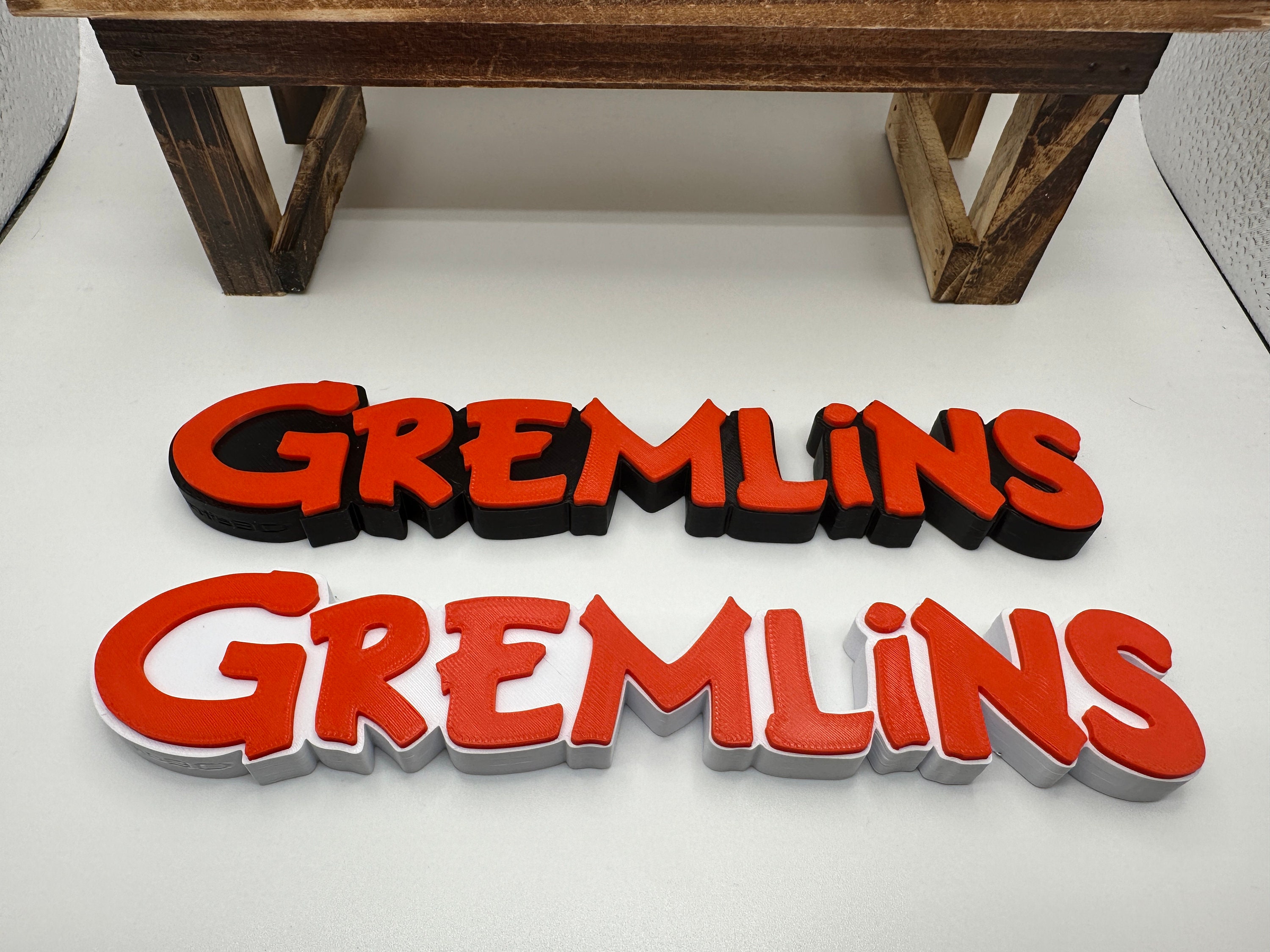 Adorable 3D Printed Gremlins Sign - Perfect Decor for Movie Fans! - Etsy