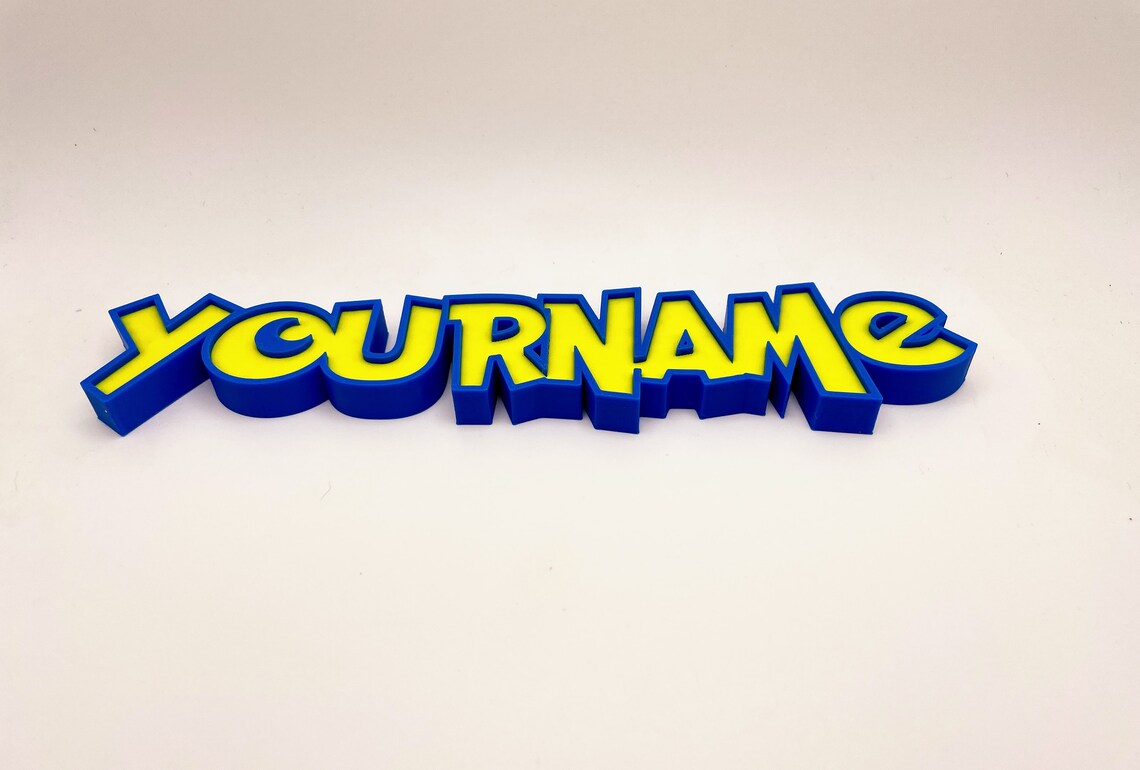 Custom Pokemon Logo / Sign / Shelf Display / Décor / Game Room - Etsy
