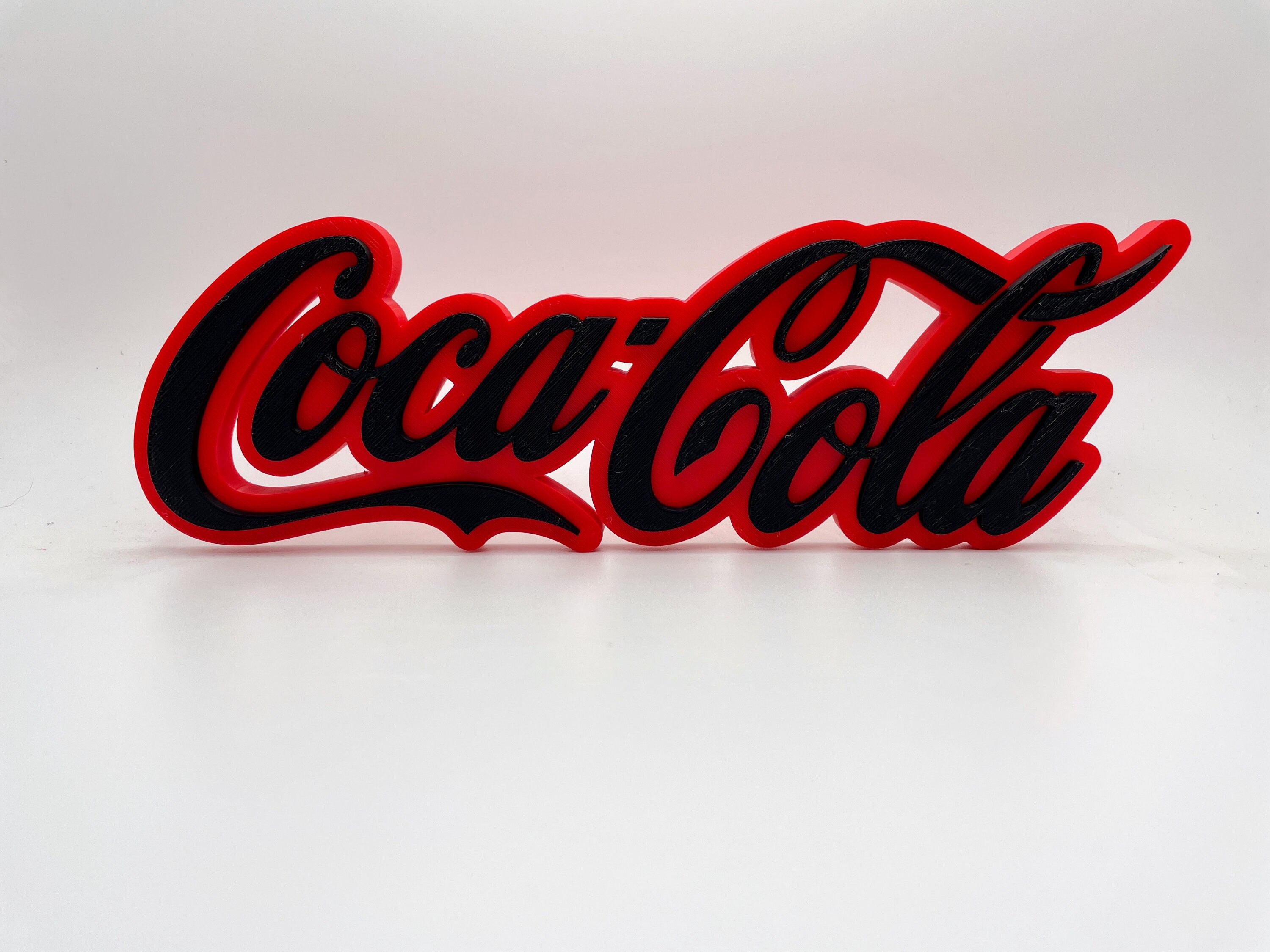 Coca Cola Sign / Coke Zero Logo / Sign / Shelf Display / Decor