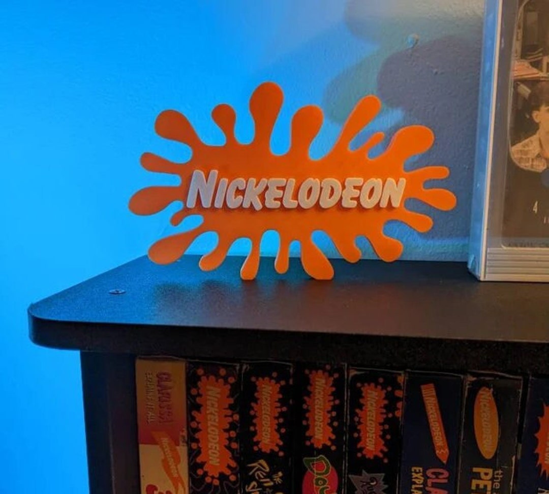 Nickelodeon Splat / Logo / Sign / Shelf Display / Decor / Man Cave Etsy