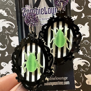 Beetle Earrings
