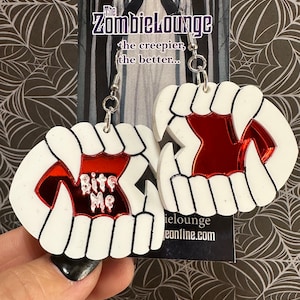 Bite Me Fangs Earrings