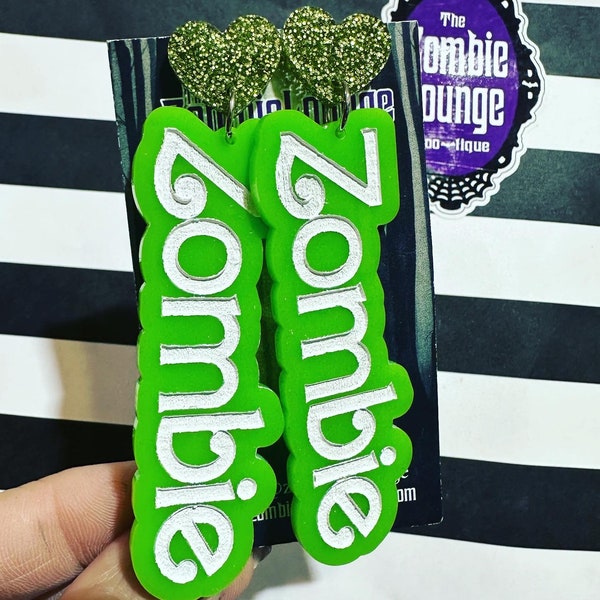 Zombie Earrings Etsy