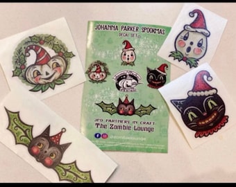 Johanna Parker Design Spookmas Aufkleber