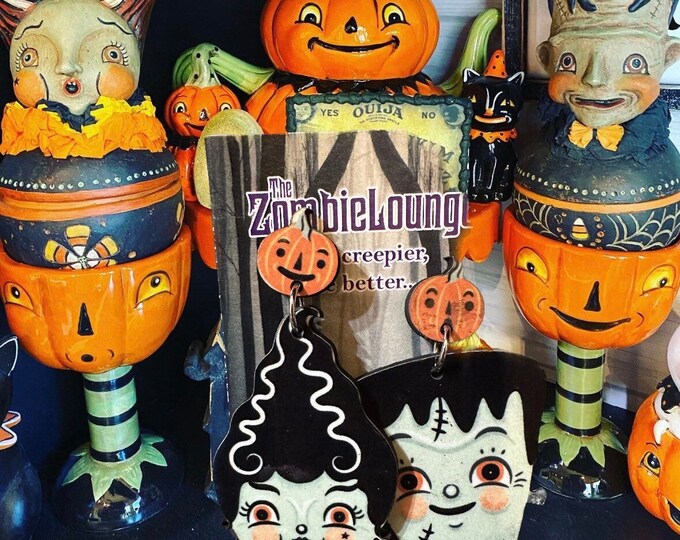 Halloween JOHANNA PARKER Pumpkin Canister Jar HALLOWEEN Carnival