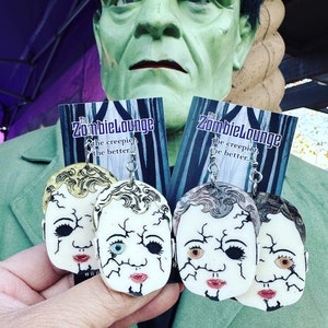Creepy Doll Earrings