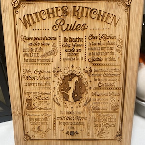 Witch’s Kitchen Rules Cutting Board