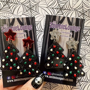 Pendientes de árbol góticos