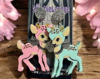 Pastell Hirsch Ohrringe