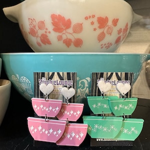 Retro Mixing Bowl Earrings