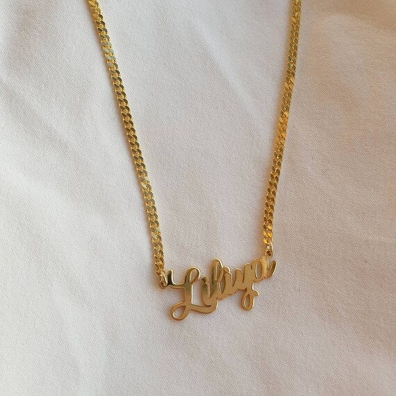 Personalized Name Necklace Dainty Initial Necklace Minimalist Custom Necklace Personalized Jewelry Necklaces for Women Custom Gift