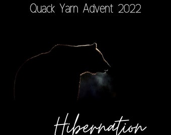 Yarn Advent Calendar - "Hibernation" - Hand Dyed Yarn - 24 x mini skeins plus 100g skein