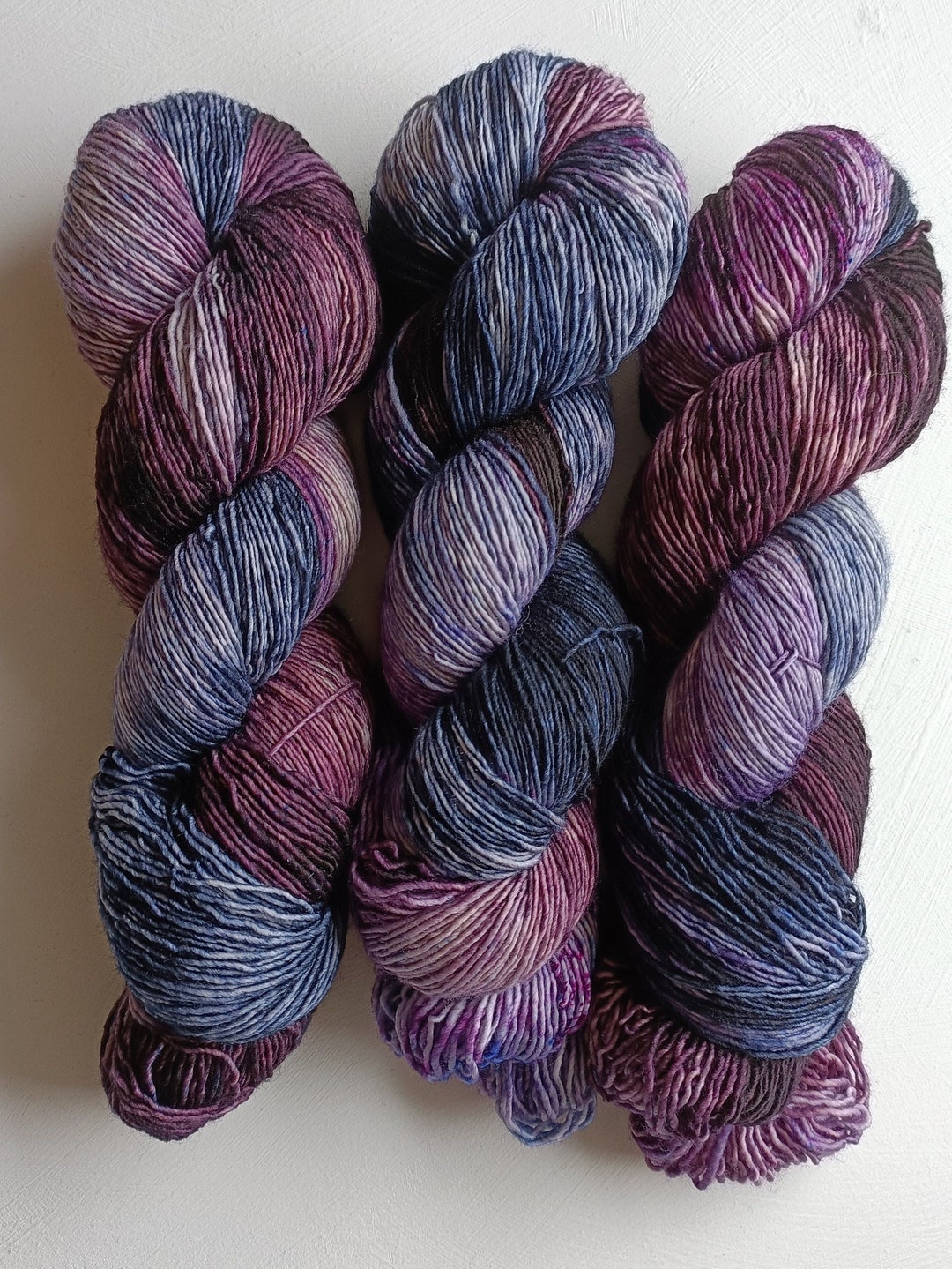Yarn Blue Rapter Raptor - Hand Dyed Yarn - Etsy