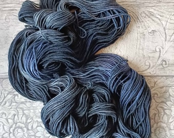 Denim - Hand Dyed Yarn, 4ply / DK / Aran, Merino Cashmere Nylon / BFL