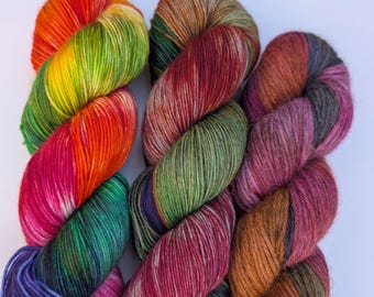 Rainbow - Hand Dyed Yarn