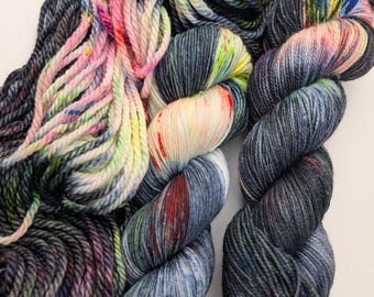 Writing a List - Assigned Pooling Hand Dyed Yarn