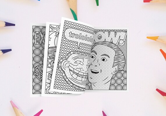 Download Lol Coloring Adult Coloring Book Digital Download Etsy