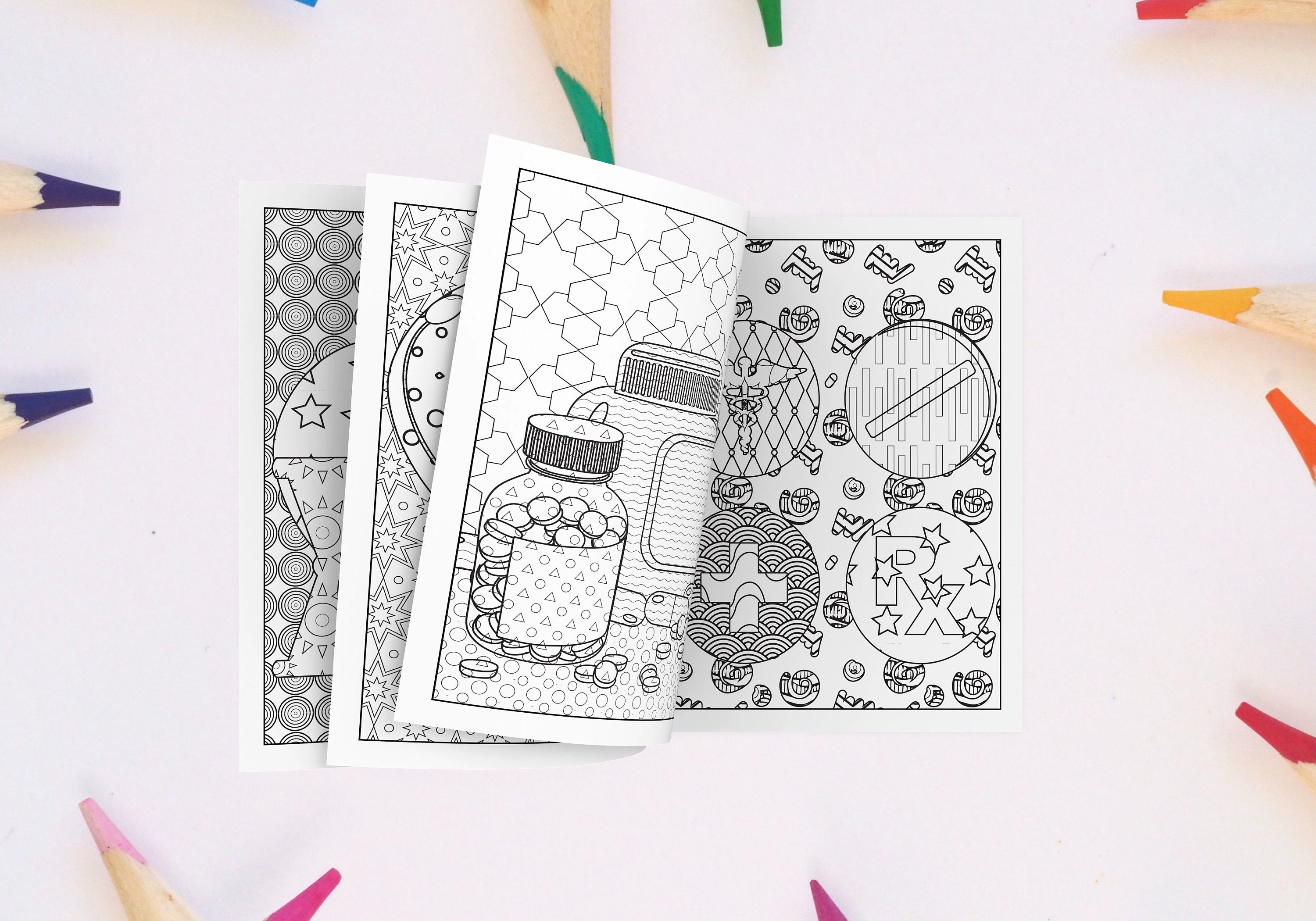Printable Pharmacy Coloring Pages