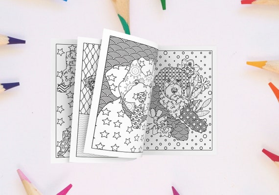 Download Portuguese Water Dog Adult Coloring Book Digital Download Etsy
