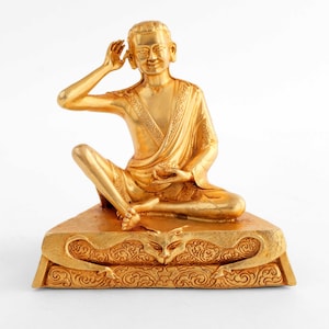 Jetsun Milarepa Statue – Buddhist Figure (3")
