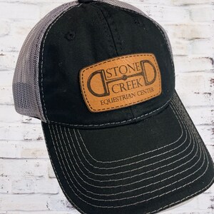 Customize Hat with Leather Patch
