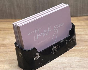 Resin Business Card Holder