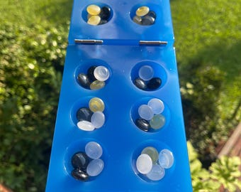 Handcrafted Epoxy Resin Mancala Game