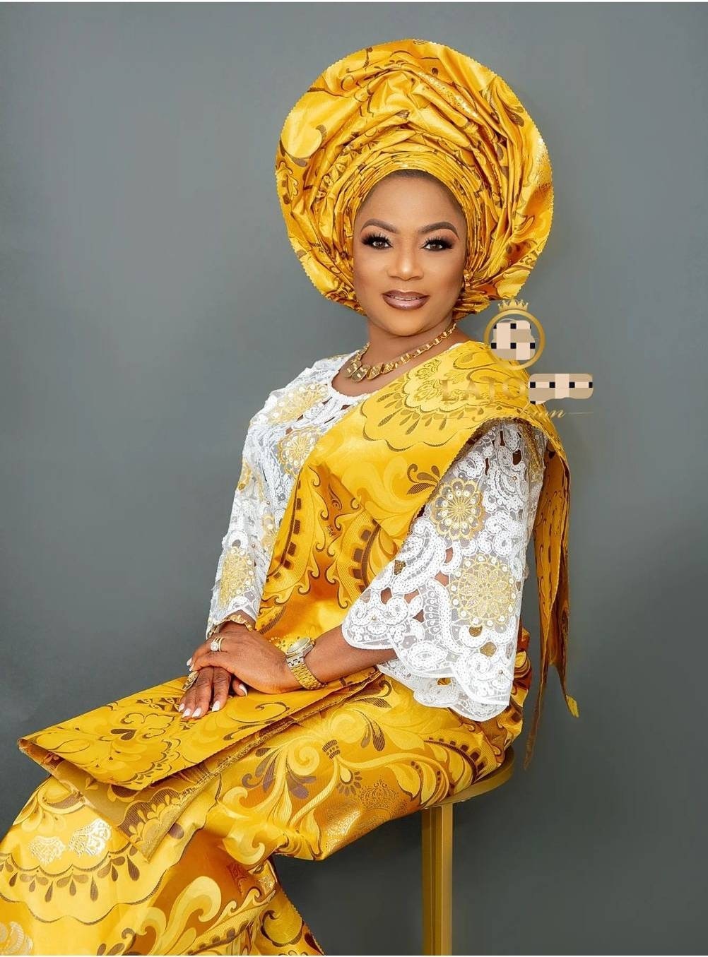 Nigerian Wrapper Gele And Pele Damask Complete Set Of Damask Etsy Il Fullxfull.4402784272 Kxc1