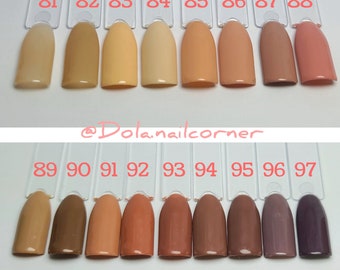 Round Nude Nails - Etsy