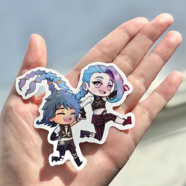 Arcane | Jinx & Isha Vinyl Sticker
