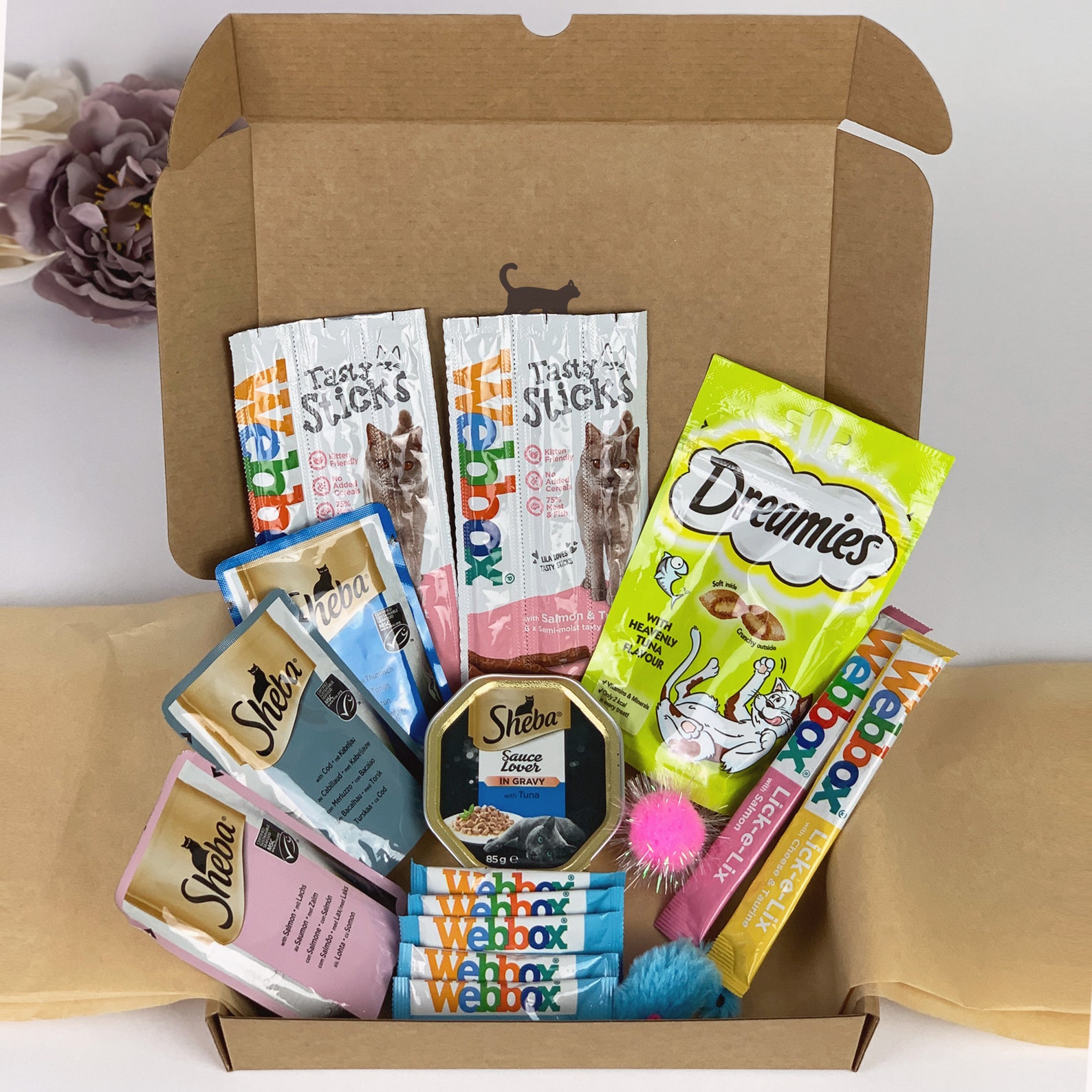 Meat Box cat Hamper Pet Hamper Cat treats Cat foods Etsy