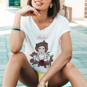 Leia Floral Rebel T-Shirt