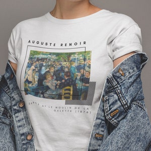 Pierre-Auguste Renoir, Renoir shirt, Dance at Le Moulin de la Galette, Famous Art Shirt, Aesthetic Shirt, Classic Art, Famous Painting shirt