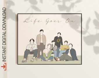 Life Goes On Poster Etsy Life Goes On Poster Etsy