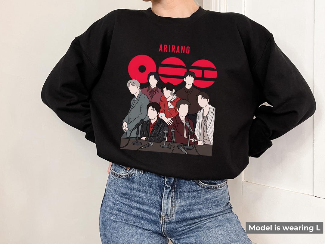 Arirang Album Sweatshirt, K-pop Comeback Merch Crewneck, Fleece ...