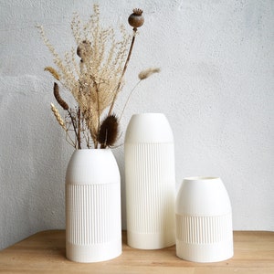 ANY COLOUR Minimalist Vase for Dried Flowers Plant Based - Etsy UK