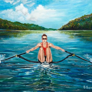 Catch Position - Limited Edition Print of Original Oil Painting
