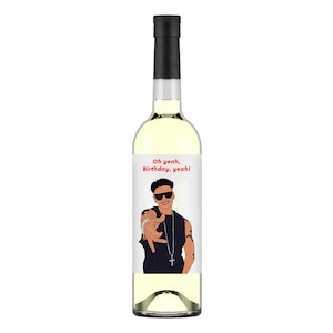 Jersey Shore, Pauly Birthday - Wine/Champagne Label