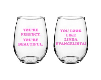 RPDR, Linda Evangelista - Stemless Wine Glass Set