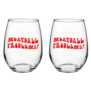 Jersey Shore, Problemas com Almôndegas - Conjunto de Taças de Vinho Sem Haste