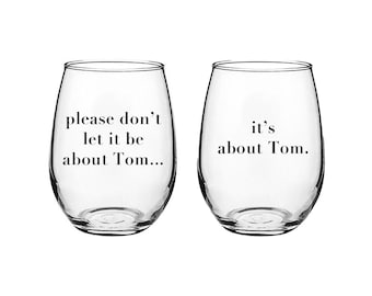 RHONY, About Tom - Stemless Wine Glass Set