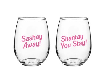 RPDR, Shantay/Sashay - Stemless Wine Glass Set